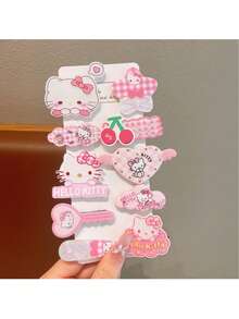Sanrio Authorized Heltt Sweet Style Hair Clips, Multiple Cute Cartoon Character Designs, Suitable For Office Daily Styling, School Break Hair Arrangement And Daily Outings, Perfect Christmas And New Year Gift - Hair Clip - View 10