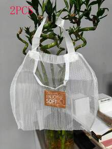 1/2 Pack Hanging Mesh Storage Bags, Kitchen And Bathroom Hanging Storage Bags, Drying And Storage Supplies, Home Storage And Organization Supplies, Closet Storage Bags, Quilted Bags, Under Bed Storage Boxes, Drawer/Closet Organizers - Multicolor - View 13