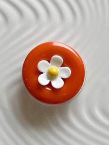 Button Flower Stand Color-Block Button Knot Stand Creative Rotating Silicone Adhesive Phone Holder Universal Phone Stand Support Portable 360 Rotating Desktop Support Colorful - Multicolor - View 19