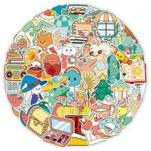 50pcs Cute Cartoon Bear Colorful Original Doodle Creative Playful Decorative Table Lamp Bicycle DIY Stickers - Original Doodle - 1971 - View 5
