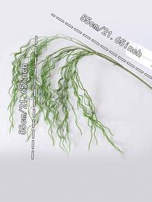 Artificial Hanging Greenery Stems, Fake Trailing Vine Plants, Assorted Styles For Wall, Ceiling, Wedding And Home Decoration - Green - View 2
