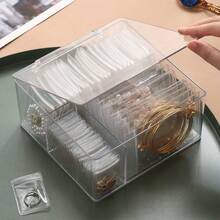 Anti-Oxidation Jewelry Storage Sealed Bag - Necklace, Earring, Ring Storage Box, Transparent Portable Bag - Multicolor - View 3