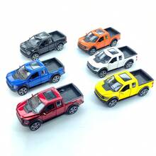 Realistic Metal Inertia Racing Car Model Mini Toy Car Desktop Collectible For Boys - Red - View 1
