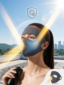 1pc Sun Protection Face Mask, Ice Silk Breathable Summer Women's 3D Stereoscopic Mask, Soft Skin-Friendly Cool, Daily Outdoor Essential, High Elasticity, Multiple Colors Available – Suitable For Travel, Commuting, Sports - Face Mask - View 10