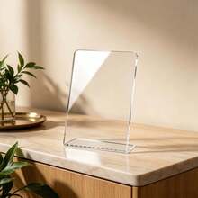 2/4Pcs, 15x16/20x26cm, Clear/Black, 3mm Thickened Acrylic, Dry Erase Writing Board, Mini Whiteboard, Wipeable Reusable Easy Clean, Freestanding, Table Sign, Restaurant, Office, Shop, Wedding, Party, Menu Holder, Message Board, Graduation, Home Decor - Notice Board - View 8