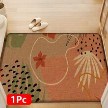 1pc, Home Decor, Abstract Pattern Print, Linen Kitchen Rug, Kitchen Mat, Floor Mat, Bathroom Mat, Door Mat, 3D Print Rectangular, Suitable For Living Room, Bedroom, Hallway, Bathroom, Laundry Room - Polyester Rug, Suitable For Indoor And Outdoor Home Decoration - Multicolor - View 17