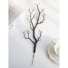 5pcs Artificial Tree Branches, Suitable For Home, Wedding, Party Decoration, Table Centerpiece, Valentine's Day, Birthday Gift, Graduation Ceremony And Other Occasions - Black - View 3