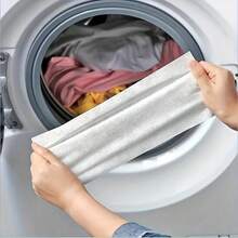100 Anti-Dye Sheets - Prevent Color Transfer, Avoid Fading And Dye Bleeding, Suitable For Washing Machines, Garment Protection, Easy-To-Use Care Tool - Solid Color - View 4