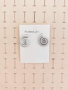 1/6 Pairs Gold & Silver Starfish Shell Earring Set Beach Holiday - Multicolor - View 4