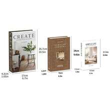 3pcs Foldable Paper Decorative Fake Books, Fashionable Stacked Simulated Book Sculpture Decor, Suitable For Coffee Table, Desk, TV Cabinet Styling, Enhancing Space Atmosphere - 3pcs - View 9