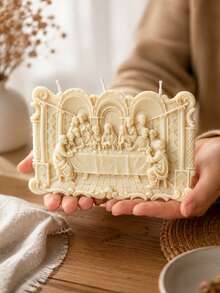 1pc Last Supper Candle Mold Silicone Bible Lord And Believers Jesus Family Handmade Figure Craft Sacred Scene Decoration - The Last Supper Silicone Mold - View 8
