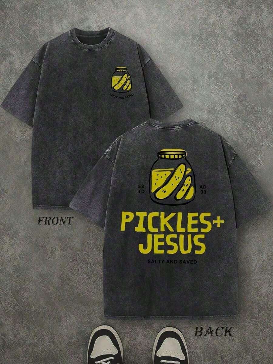 230 g/², Algodón de Alta Calidad, Cómoda y Amigable con la Piel, Unisex, Camiseta con Escrituras Cristianas, Regalos Cristianos para Hombres y Mujeres, Estilo Urbano, Camiseta de Otoño - Negro - Ver 1