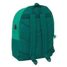 Real Betis Balompié | Betis Balompié School Backpack Adaptable To Trolley (Without Trolley) Water Resistant, Official License, 2 Large Compartments, Bottle Pocket - Double (1) - View 3