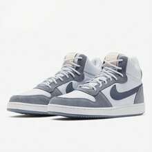 Nike Court Borough Retro Versatile Comfortable Breathable Non-Slip Durable Lightweight Sneakers For Women - Blue - View 5