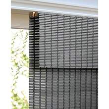 Cordless Bamboo Roman Shades Window Treatment Roll Up Bamboo Blinds For Windows X 60'' H - Light Filteringh002 - View 2
