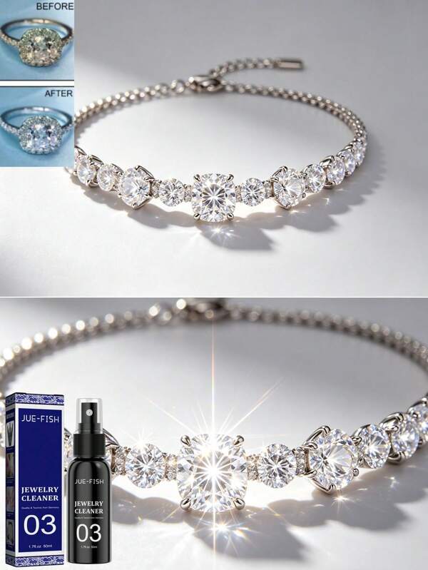 Jewelry Polishing Agent, Watch Band & Accessory Refurbishing, Stain Removal, Maintenance & Cleaning Solution For Rings/Multi-Purpose: Rings, Necklaces, Earrings, Watch Steel Bands, Alloy Accessories Can All Be Cleaned & Polished