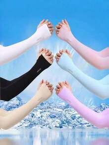 3 Pairs Unisex Compression Arm Sleeves, Suitable For Golf, Basketball, Cycling, Fishing, Driving, Running, Rowing, Gardening - Multicolor - View 2