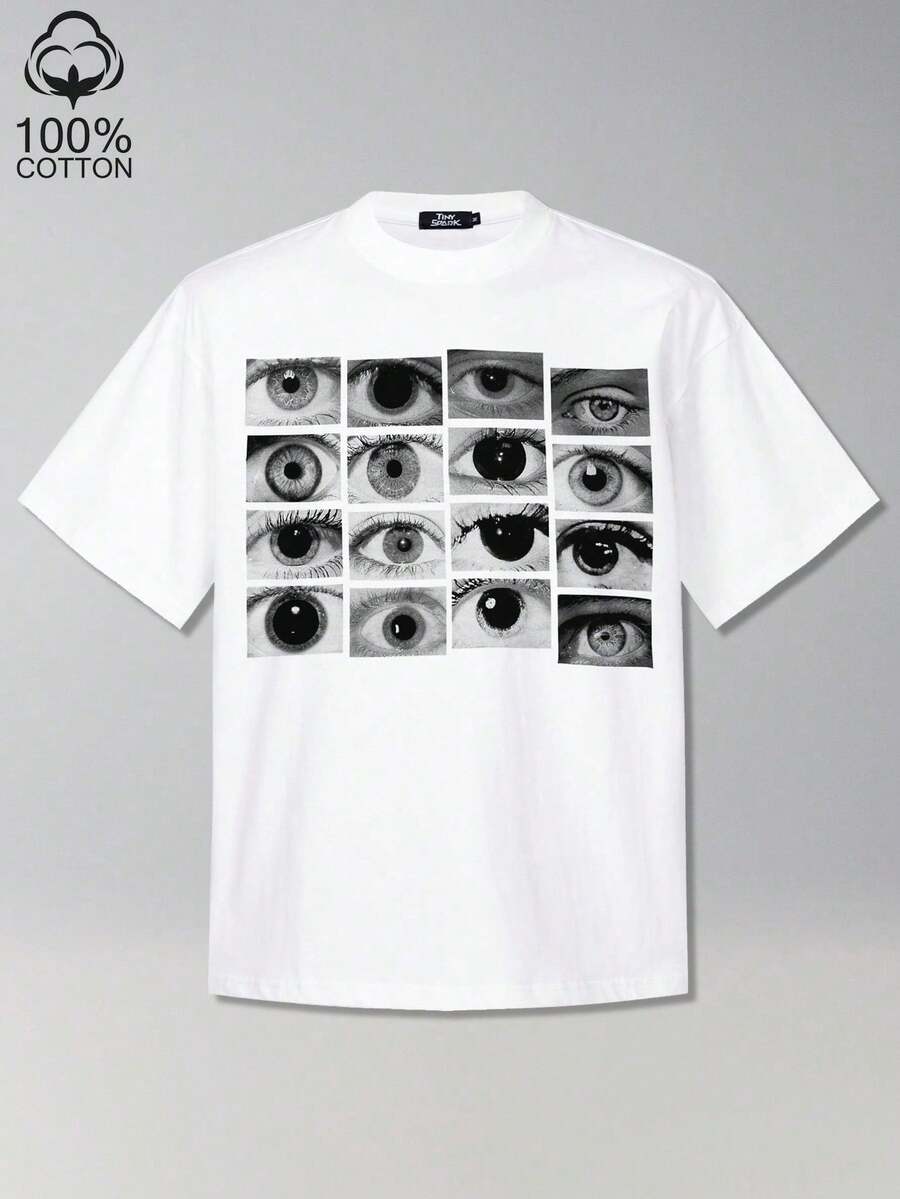 Men T-Shirts - 白色 - 查看 1