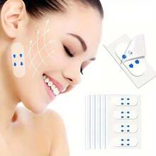 120pcs/3 Boxes Invisible Face Lifting Patches, Transparent Seamless Face Slimming Patches, Tightening Facial Lines And Shaping Patches, Invisible Tightening Mask, Waterproof Transparent V-Shaped Patches - Suitable For Eyes, Double Chin And Neck, Waterproof Transparent Contouring Patches - Multicolor - View 2