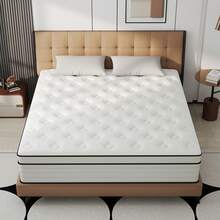 12" 14" Hybrid Mattress Twin Full Queen King In A Box Pocket Spring Mattresses - White - View 2