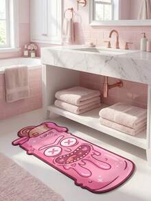 1pc Personalized RAW Cigarette Shaped Asymmetric Rug, Creative Decorative Rug, Diatomaceous Earth Material, Multiple Sizes Available, Bath Mat, Bathroom Rug, Door Mat, Small Rug, Carpet, Floor Mat, Home Decor, Area Small Rug, Outdoor Mat, Home Decor, Area Rug, Bedroom Rug, Washable Rug - Multicolor - View 3