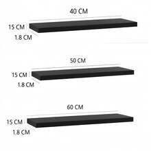 Estantería de almacenamiento montada en la pared, estantería para libros del dormitorio, estante de almacenamiento, soporte de pared para llaves, estante para discos de vinilo, soporte de pared dedicado, adecuado para dormitorio, estudio, sala de estar y comedor - Estantería de pared - color aleatorio - Ver 15