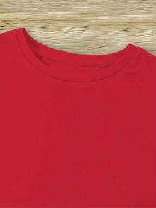 Pure Cotton T-Shirt For Boys With Video Game Controller Design - 紅色 - 查看 4