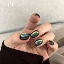 MIANEL GEL 21色玻璃珠貓眼凝膠指甲油，2026新款超亮粉紫色紅藍色磁性貓眼指甲油，專業沙龍使用 - 彩色 - 查看 17