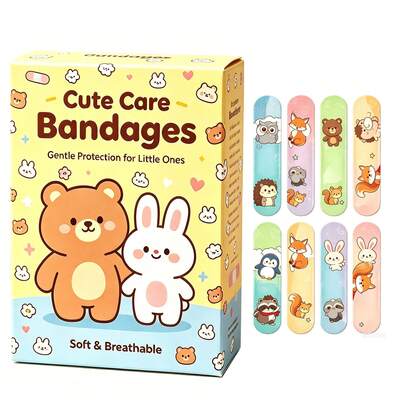 50pcs/Pack Multi-Purpose Hydrocolloid Bandages, Waterproof, Suitable For First Aid Kit