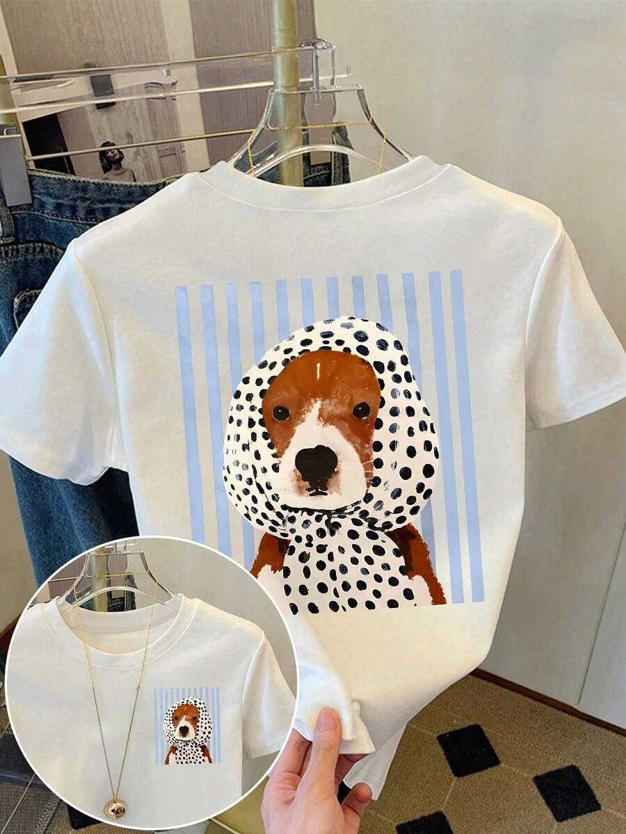 Women T-Shirts - 白色 7 - 查看 1