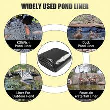 New Material Fish Pond Waterproof Membrane, Waterproof Cloth, Anti-Aging, For Fish And Shrimp Aquaculture Ponds And Dams, Waterproof Membrane Geomembrane High-Density HDPE, Special For Building Pond Landscape, High Toughness 0.2mm Thick - Multicolor - View 5