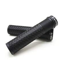 AOFDA Universal 135MM Mountain Bike Handlebar Grips Rubber Granular Anti-Slip Shock-Absorbing Wear-Resistant Sealed Lock-Ring Fixed Dirt Bike Grips Professional Cycling Bicycle Handlebar Accessories - Multicolor - View 8