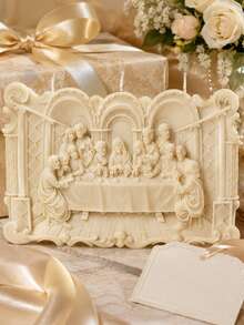 1pc Last Supper Candle Mold Silicone Bible Lord And Believers Jesus Family Handmade Figure Craft Sacred Scene Decoration - The Last Supper Silicone Mold - View 4