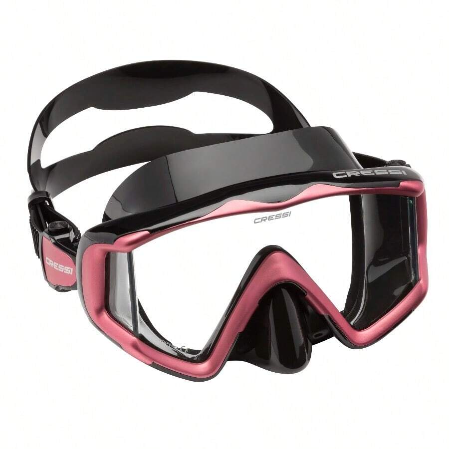 Comfortable, Pure Silicone Diving/Snorkeling Mask - Dark Grey - View 1