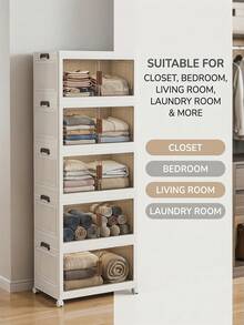 Bathroom Storage Set - White - View 4