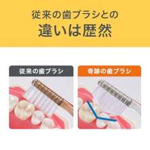 奇跡の歯ブラシ [やわらかめ] マットグレー 3本セット おとな用 正規品 公式 - 写真のように - チェックする 3