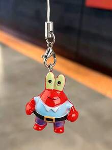 SpongeBob SquarePants 鑰匙圈適用於手機殼吊飾、水族箱裝飾，包含配件，適合節日居家裝飾、包包裝飾與水族箱裝飾 - 彩色 - 查看 10