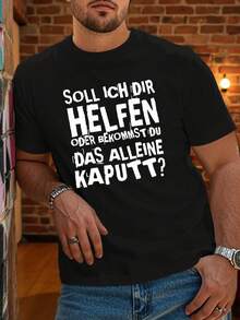 Men Sports Tees & Tanks - 黑色 - 查看 2