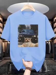 Men T-Shirts - 黑色 - 查看 7