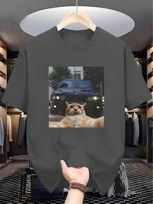 Men T-Shirts - 黑色 - 查看 11