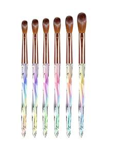 6-Piece Acrylic Nail Art Pen Set, Nail Design Tools, Multiple Styles And Uses: 3D Nail Gel Pens And Acrylic Nail Art Pens, Suitable For Home And Salon Nail Art Projects - Multicolor - View 13