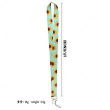 1pc Sunflower Pattern Long Neck Lanyard, Suitable For Doctors, Nurses, Students, Teachers ID Badge Lanyard, Can Be Used As A Gift Or For Daily Use - Multicolor - View 5