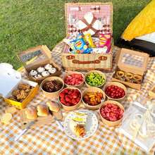 1pc Waterproof & Foldable Picnic Mat, 80x60 Inches, Fits 6-8 People, Portable Compact Beach Blanket, Outdoor Travel Pad - Single Piece - View 5