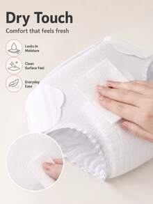 6pcs/Pack, Adjustable, Easy To Wear And Remove, Leak-Proof, Breathable, High Absorbency, Soft And Breathable Period Safety Panties, Random Pattern, Disposable Menstrual Panties, Travel Pack, Leak-Proof Menstrual Panties, Daily Sanitary Pads - Period Pants - Upgraded Version - View 6