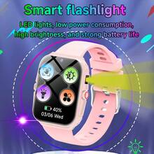 2026 New Kids Smart Watch, Kids Game Watch, Fun Games, 1.83-Inch Touch Screen, Pedometer, Camera, Flashlight, Sleep Monitoring, Alarm, Photo Album, Games, Calendar, Countdown, Calculator, Stopwatch, Flashlight - View 10