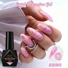 FOUR LILY 10ml Gold Foil Quick Build Gel - Shiny Fast Nail Extension, Soak-Off UV/LED Nail Gel, Suitable For DIY And Salon Manicure - Multicolor - View 11