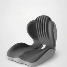 1pc Ergonomic Memory Foam Seat Cushion | Lumbar And Back Support, Suitable For Office, Chair, Car Seat, Relieves Back Pain, Reduces Pressure, Perfect Gift For Parents And Friends, Lightweight, Portable, Medium Softness Lumbar Support Pad - Seashell Cushion - View 8