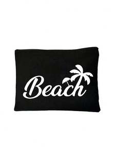 Bolso tote grande para mujer con estampado "Beach" - Esencial de verano. Bolso de playa de gran capacidad, bolso multifuncional, bolso de hombro portátil y de moda, bolsa de aseo de viaje, bolsa de maquillaje, bolsa de almacenamiento de trajes de baño, adecuado para oficina, playa, vacaciones, compras, fiesta, escuela, adecuado como recuerdo de viaje, regalo del Día del Maestro, regalo de vuelta a la escuela, regalo de fiesta, regalo de vacaciones - Multicolor - Ver 13