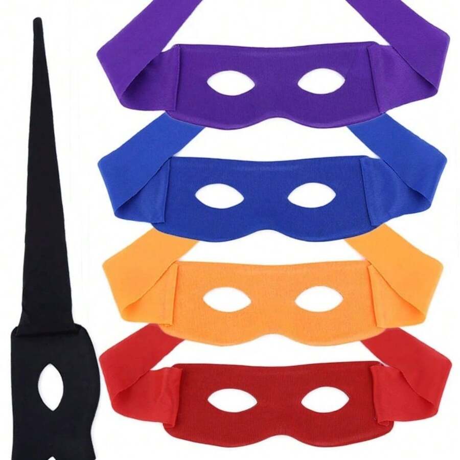 1pc Solid Color Performance Ball Cosplay Mask For Girls, Halloween Eye Mask - Multicolor - View 1