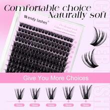 False Eyelashes And Adhesives Kits - Black - View 8